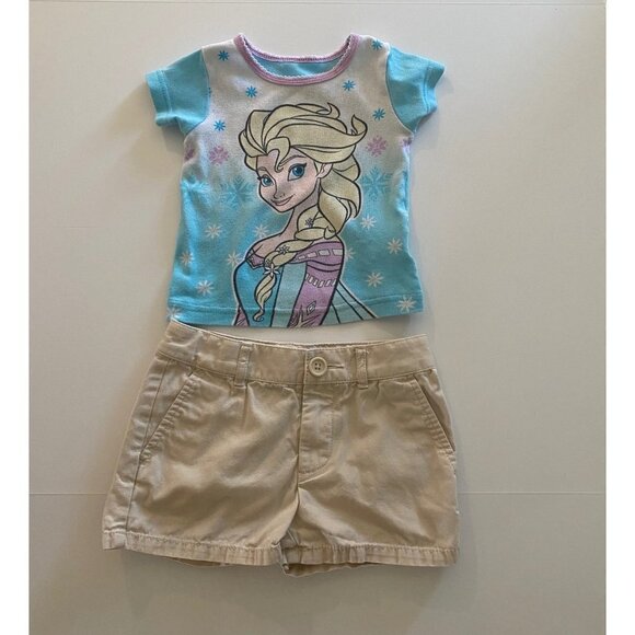 Toddlers shorts and t-shirt bundle, size 3 to 4T - Picture 2 of 7